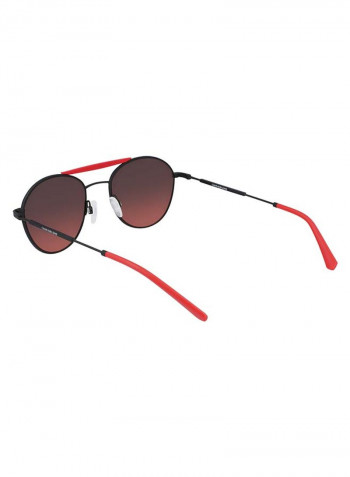 Full Rimmed Round Frame Sunglasses - Lens Size: 52 mm