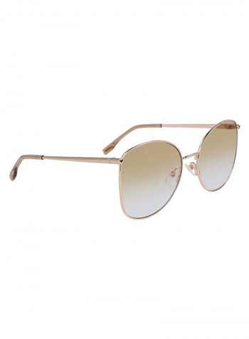 Women's Full-Rim Metal Butterfly Sunglasses - Lens Size: 59 mm