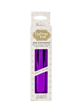 Heat Activated Foil Purple
