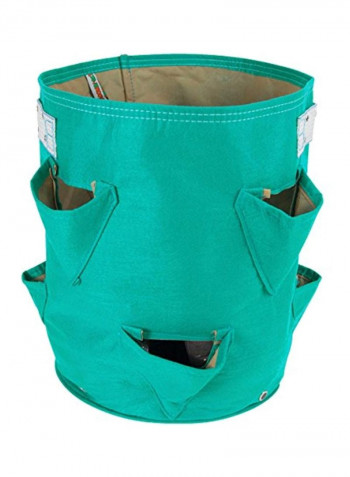 Strawberry Planter Grow Bag Green