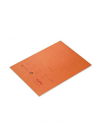 Tape Binding Watercolour Pad Orange