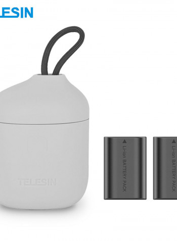3 In 1 Multifunctional Camera Battery Charger Kit Grey