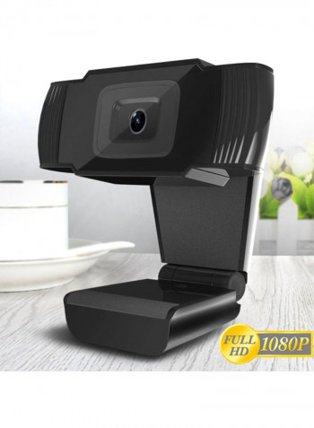 Full HD USB Webcam 13.5x8x7.5cm Orange/Black
