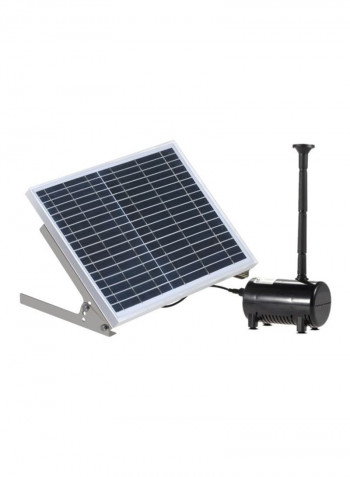 Solar Powered Fountain Pump Black/Blue/White