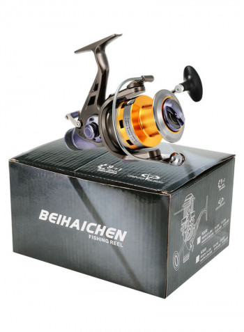 Spinning Fishing Reel with Front and Rear Double Drag Brake System Reels 18x18x18cm