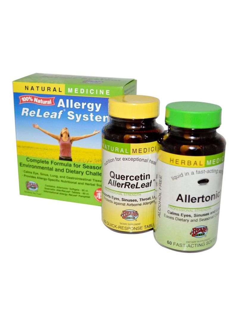 Pack Of 2 Allergy ReLeaf System Dietary Supplement - 60 Softgels