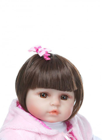 Reborn Vinyl Baby Dolls With Cute Outfit 19inch