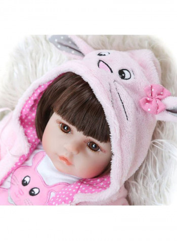 Reborn Vinyl Baby Dolls With Cute Outfit 19inch
