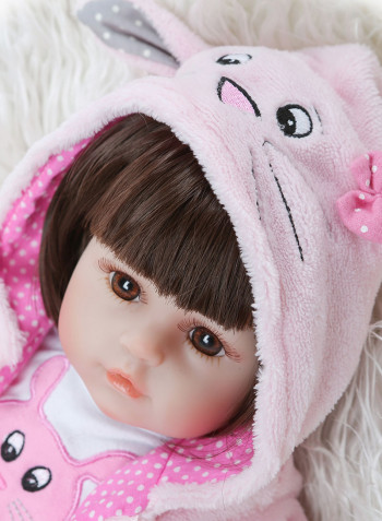 Reborn Vinyl Baby Dolls With Cute Outfit 19inch