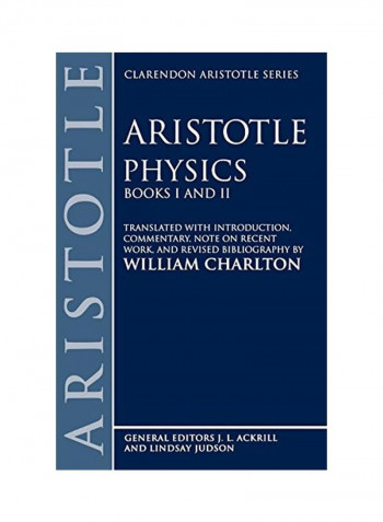 Aristotle Physics: Books I And II Paperback