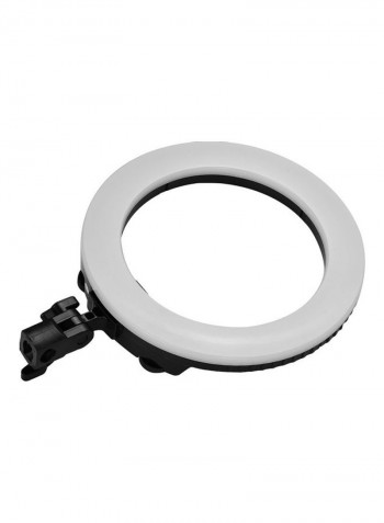 LED Ring Light with Cell Phone Holder 28W White/Black