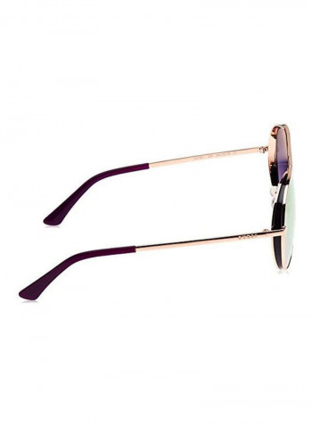 Women's Full Rim Pilot Sunglasses - Lens Size: 58 mm