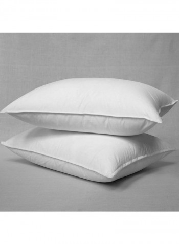 3-Piece Reversible Duvet Set Cotton White 86 x 90inch
