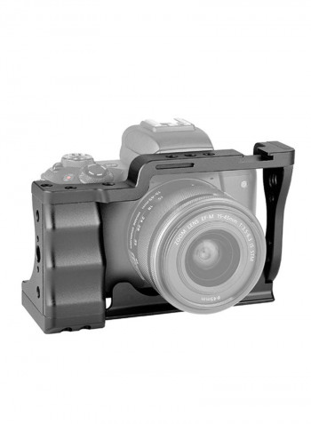 Camera Video Cage For Canon EOS/M50 DSLR  Black