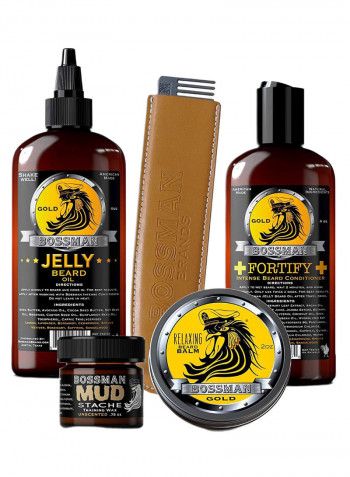 Complete Beard Grooming Kit Multicolour