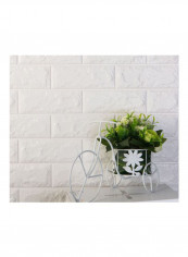 10-Piece Qiangtie Decorative Waterproof Wall Sticker Beige 70x77centimeter