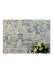 10-Piece Qiangtie Decorative Waterproof Wall Sticker Grey/Black 70x77centimeter
