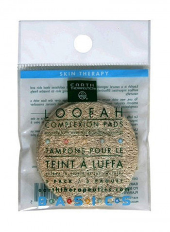 Earth Therapeutics Skin Therapy Loofah Complexion Pads (Pack of 12)
