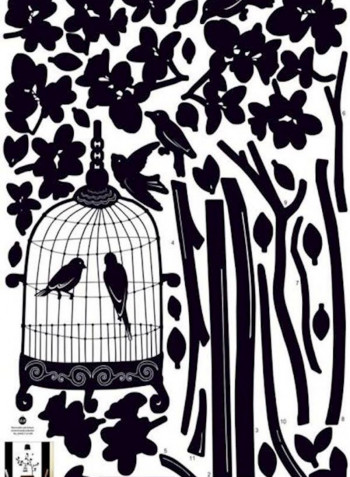 Bird Design Removable Wall Sticker