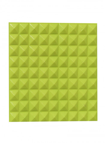 Glass Tile Wall Sticker Green 30x30centimeter