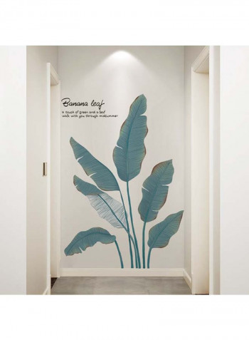 Self-Adhesive 3D Print Wall Sticker Green 60x90centimeter