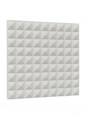 Stereoscopic Rhombic Wall Sticker White 30x30centimeter