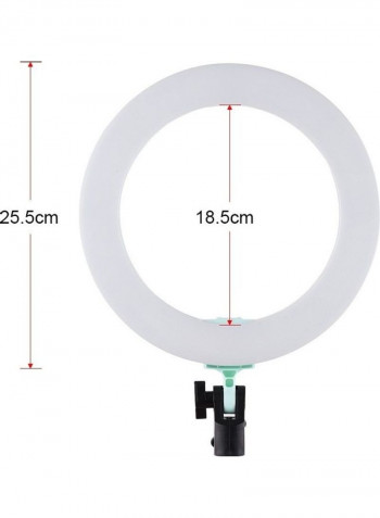 LED Ring Light with Cell Phone Holder 28W Multicolour