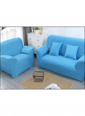Solid Pattern Sofa Slipcover Sky Blue reviews Solid Pattern Sofa Slipcover Sky Blue