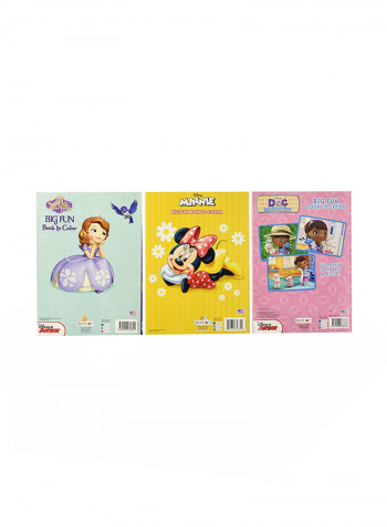 3-Piece Coloring And Activity Book 8 X 10 X 0.5 Inch