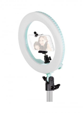LED Ring Light with Cell Phone Holder 28W Multicolour