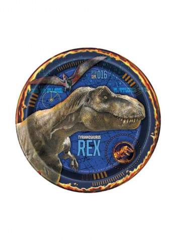 24-Piece Jurassic World Dessert Plate 9inch