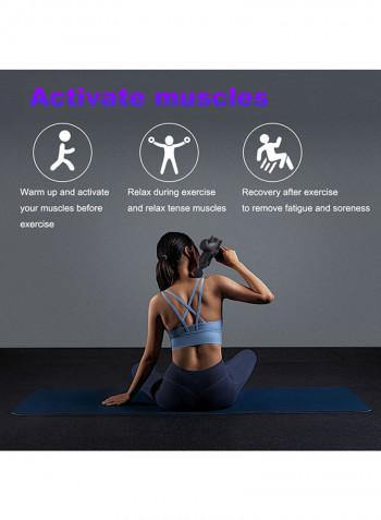 Electric Muscle Massager With Four Heads 35x11x25cm