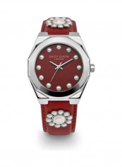 Women's Berry Leather Strap Watch