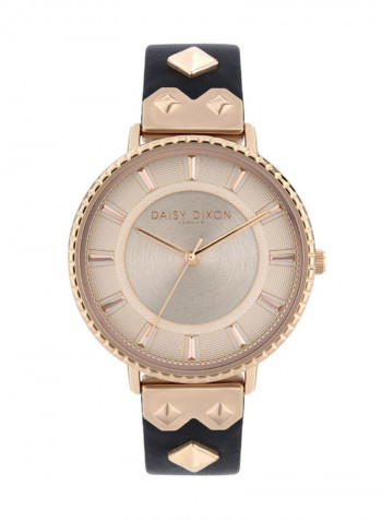 Women's Leather Analog Wrist Watch D Dd107Brg