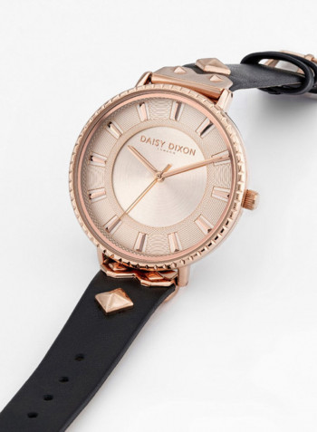 Women's Leather Analog Wrist Watch D Dd107Brg