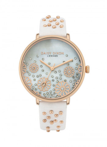 Women's Leather Analog Wrist Watch D Dd111Wrg