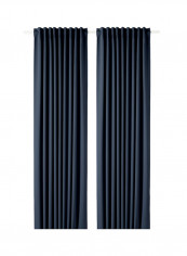 2-Piece Window Curtain Set Blue 145x300centimeter