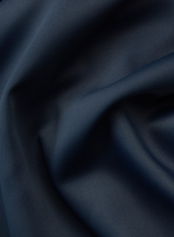 2-Piece Window Curtain Set Blue 145x300centimeter
