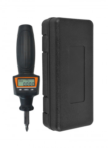 ENS-8 1/4" Mini Digital torque Screwdriver With Buzzer and LED Flash Alarm Orange 22*6*10centimeter