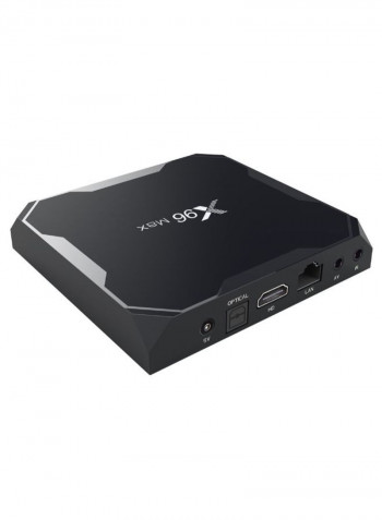 HD Media Player Smart TV Set Top Box X96 MAX WT2112 Black