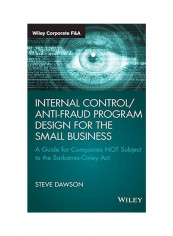 Internal Control/Anti-fraud Program Design For The Small Business Hardcover