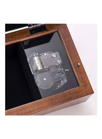 Love My Chocolate Lab Rich Woodgrain Finish Petite Jewelry Music Box