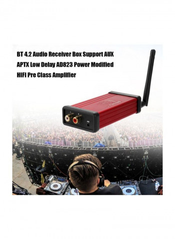 Audio Receiver Box DE6146 Red/Black