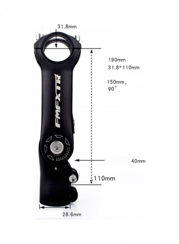 Mountain Bike Adjustable Pole Riser Stem Accessories 17x17x17cm
