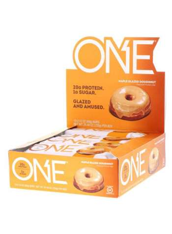 Pack Of 12 Maple Glazed Donut One Bar