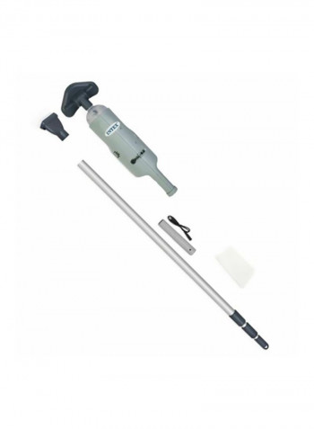 Rechargeable Handheld Vacuum For Spas Silver/Black 39x6.5x5.25inch