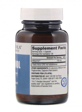 Ubiquinol - 30 Capsules