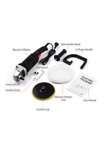Polishing Glazing tool Black/Grey 3.408kg
