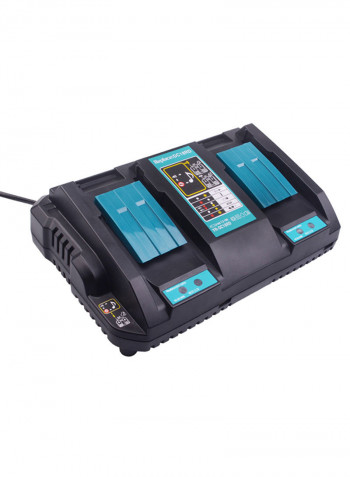 Replacement Battery Charger For Makita With Dual USB Port Multicolour 29x9x18centimeter