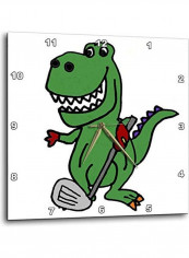 Dinosaur Themed Wall Clock White/Green reviews Dinosaur Themed Wall Clock White/Green